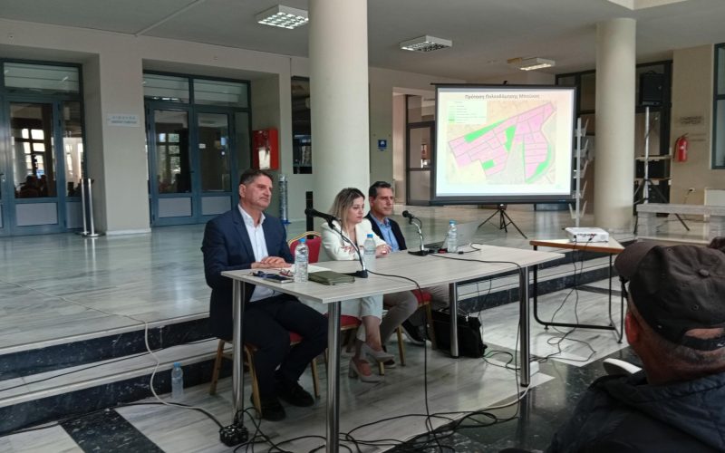 Παρουσιάστηκε η πολεοδομική μελέτη για τη β’ κατοικία στην Μπούκα της Μεσσήνης