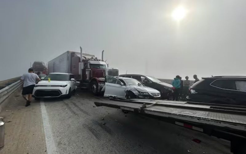 Νότια Καρολίνα: Τεράστια καραμπόλα 69 οχημάτων σε αυτοκινητόδρομο