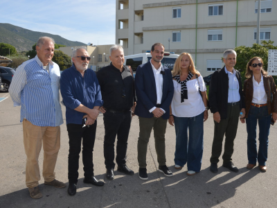 Η εικόνα του Νοσοκομείου Καλαμάτας που μετέφεραν  στον Γαβριήλ Σακελλαρίδη οι εκπρόσωποι των εργαζομένων